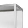 Glass Showcase Illuminated Double Door 80 x 40 x 200 cm - 4