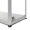 Glass Showcase Illuminated Double Door 80 x 40 x 200 cm - 6