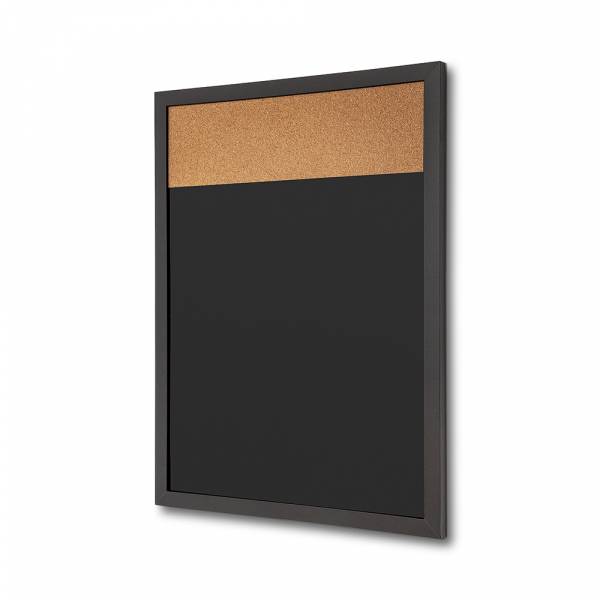 Combi Board - Black Board / Cork 45 x 60 cm