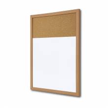 Combi Board - Pizarra Blanca de Madera / Corcho 45 x 60 cm