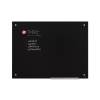 Scritto® Glassboard Black 90 x 120 cm - 1