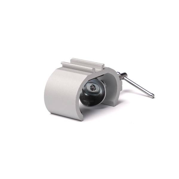 Wall Light Clamp Tube Silver