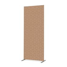 Textile Room Divider Deco 100-200 Double Hexagon Beige ECO print material