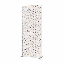 Textile Room Divider Deco 85-200 Double Dots Colour Earth ECO print material