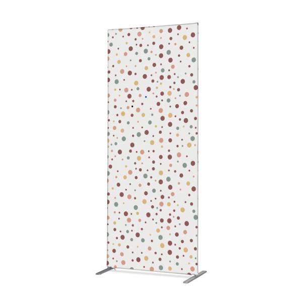 Textile Room Divider Deco 85-200 Double Dots Colour Earth