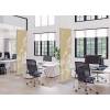 Textile Room Divider Deco 100-200 Double Abstract Japanese Cherry Blossom Green ECO print material - 14