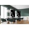 Textile Room Divider Deco 100-200 Double Abstract Japanese Cherry Blossom Green ECO print material - 29