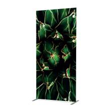 Textile Room Divider Deco 100-200 Cactus Green ECO print material