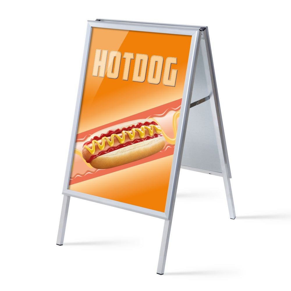 Kundenstopper A1 Komplettset Hot Dog Englisch – Ansicht 2