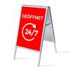 A-Board A1 Complete Set Open 24/7 Red Spanish - 8