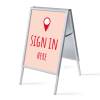 A-board Complete Set Sign In Here - 8