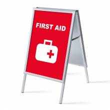 A-board A1 Complete Set First Aid English