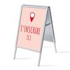 A-board Complete Set Sign In Here - 14