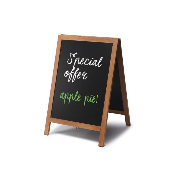 Natura Chalk A-Board 55 x 85 cm Light Brown