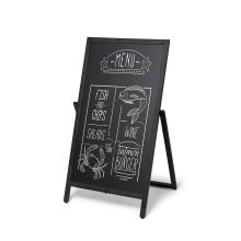 Wooden A-Board Flip 55 x 105 cm Black