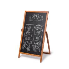 Wooden A-Board Flip 55 x 105 cm Light Brown