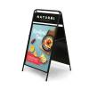 A-Board Elegant Steel with Logo Panel - 1