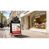 A-Board Elegant Steel with Logo Panel - 6
