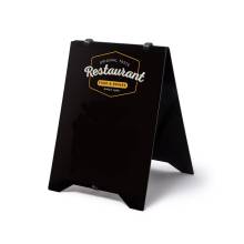 Cavalletto pubblicitario Grab & Grip Nero 50 x 70 cm