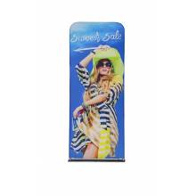 Zipper-Wall Banner 80 x 200 cm Graphic Double-Sided