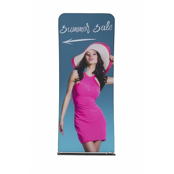 Zipper-Wall Banner 100 x 200 cm Graphic Single-Sided