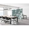 Textile Room Divider Abstract Japanese Blossom - 11