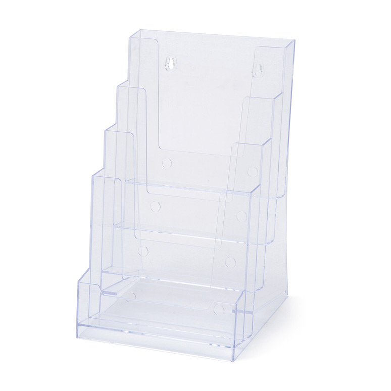 Scritto® Prospekthalter Tisch/Wand 4x A5 Hochformat