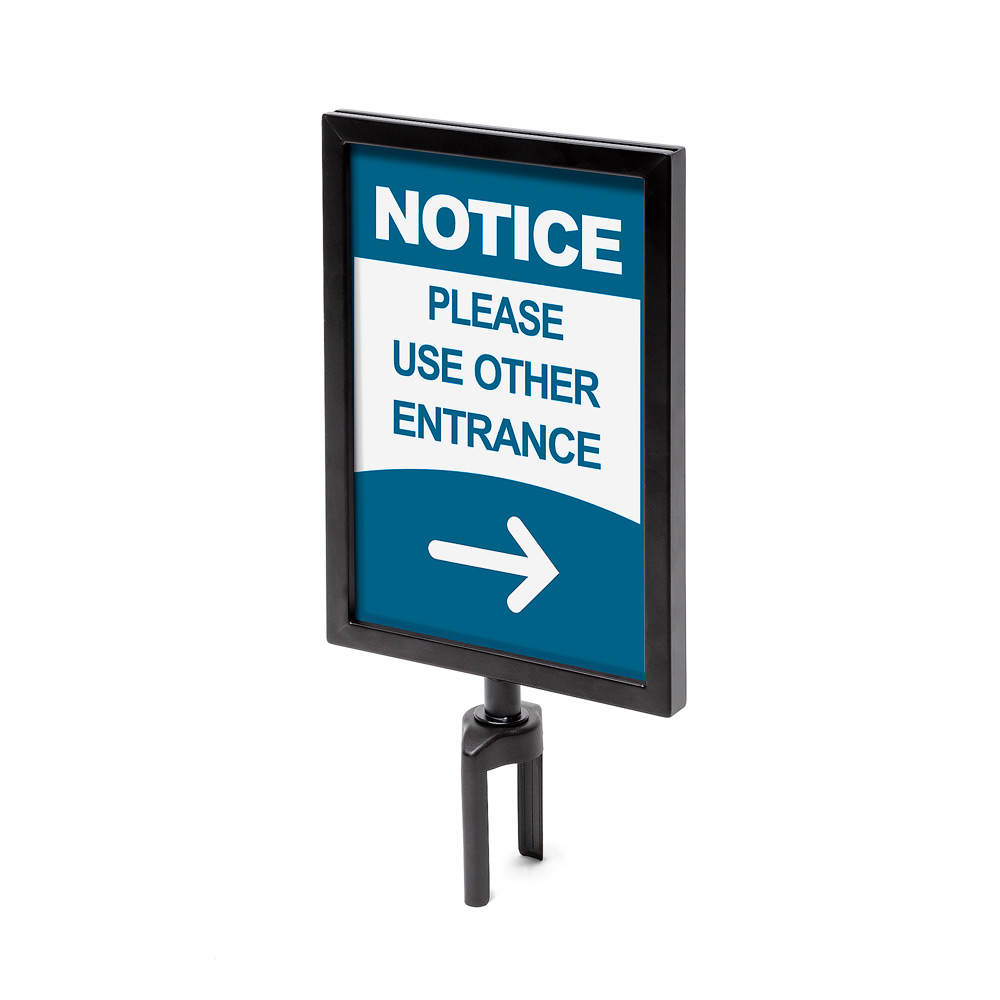 Barrier Sign Holder Showdowndisplays.eu