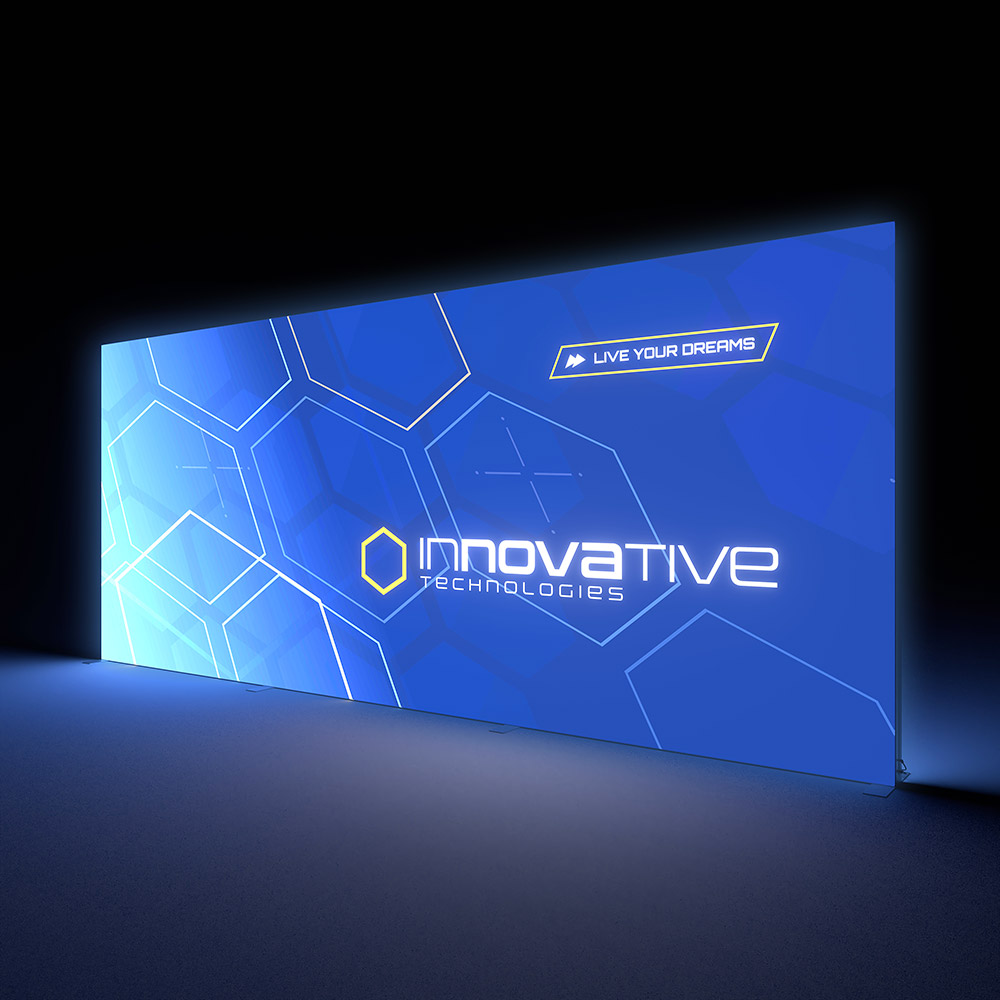 Brightbox Pro Flex Wand 600 x 250 cm Doppelseitig
