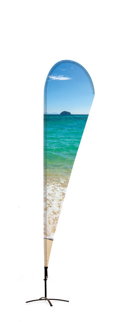 Beachflag Alu Drop 235 cm Gesamthöhe