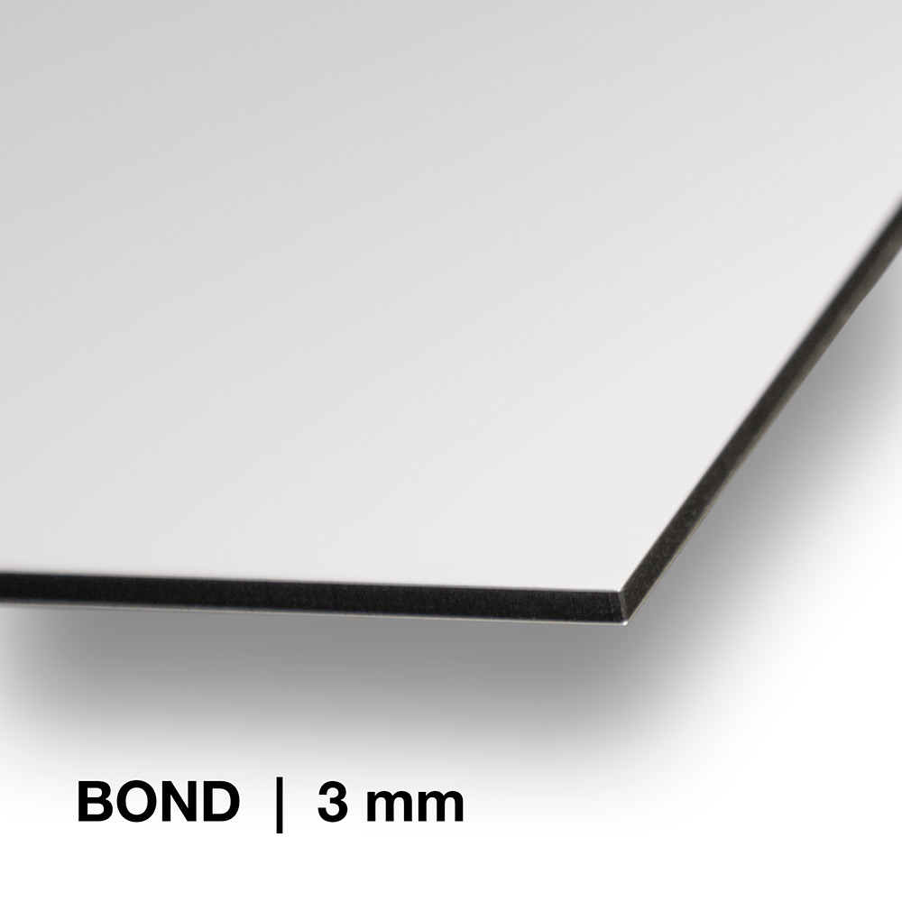 BOND Platte Print 50 x 100 cm 3 mm Vorgebohrte Löcher