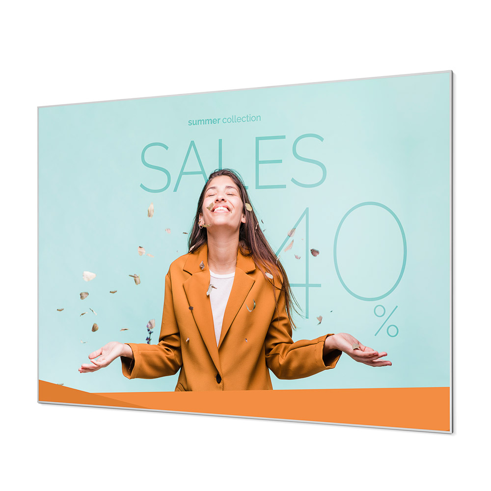 Indoor Wandschild Compasso® 100 x 140 cm FOREX® 3 mm