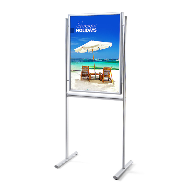 Infoboard Design Standard 70 x 100 cm Gehrungsecken 25 mm Doppelseitig