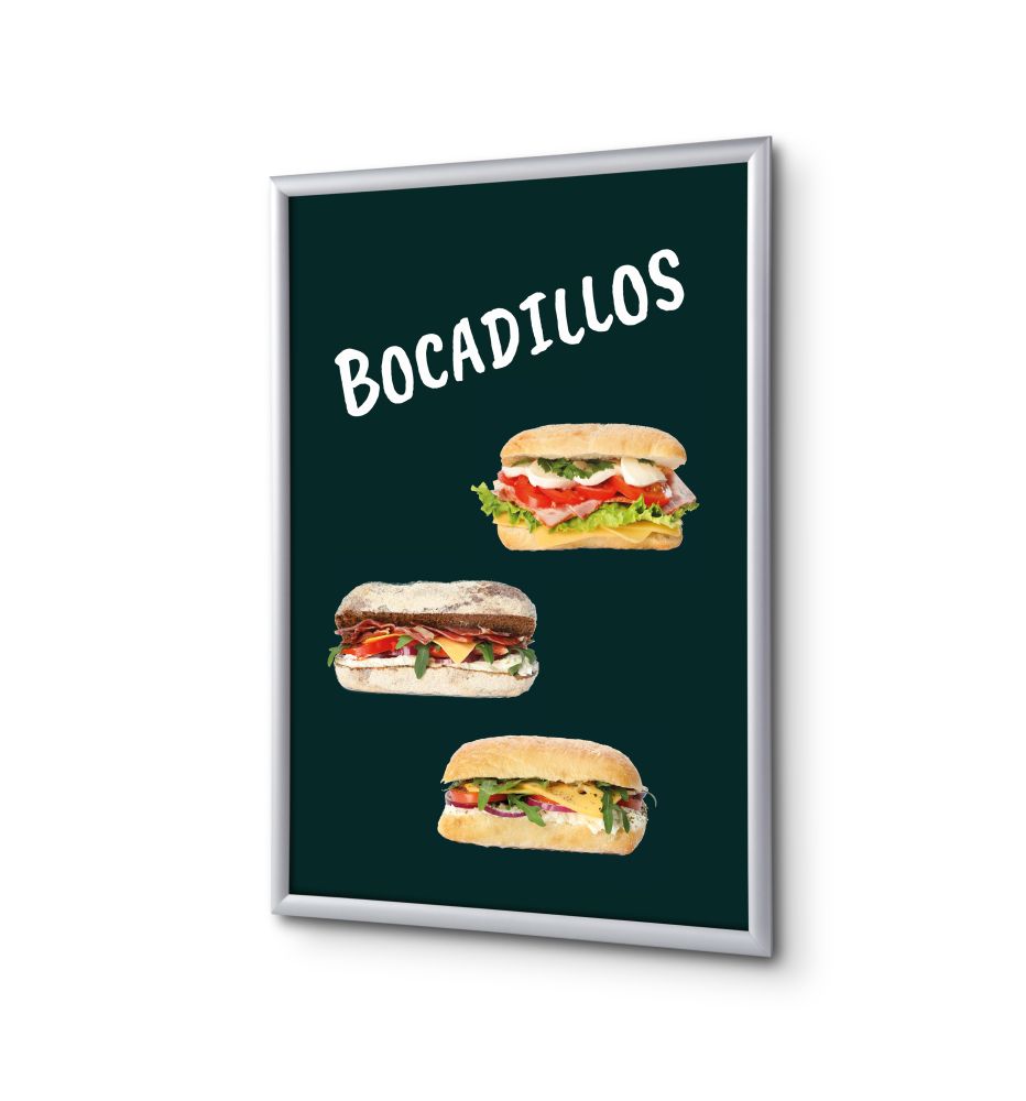 Klapprahmen A1 Komplett-Set Sandwiches Spanisch