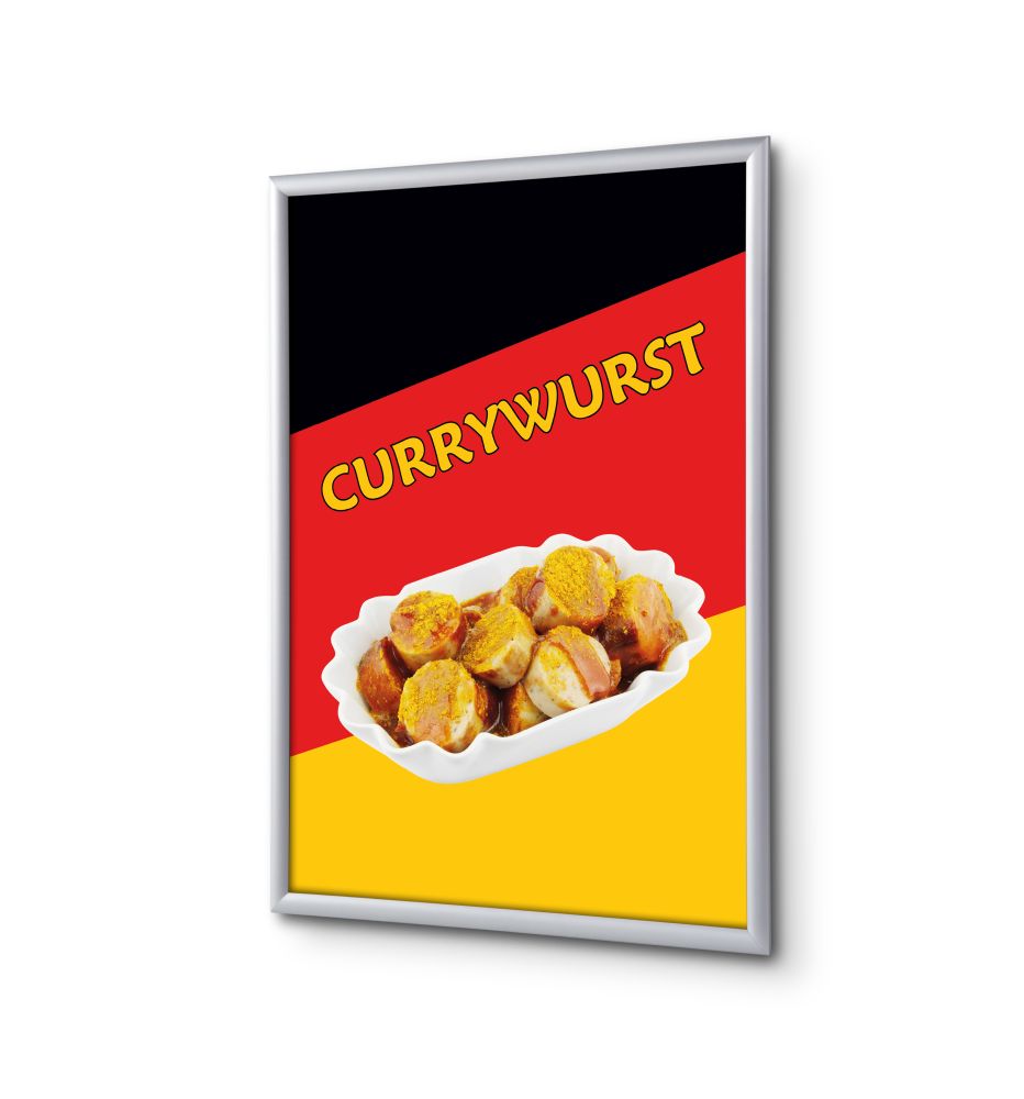 Klapprahmen A1 Komplett-Set Currywurst