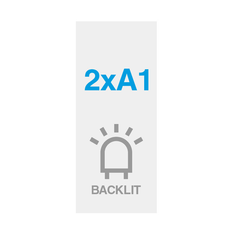 Premium Backlit Folie 275 g/m² Satin Oberfläche 2x A1