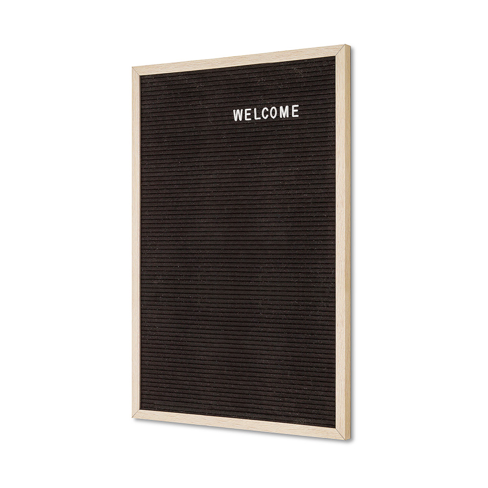 Letterboard Schwarz 40 x 60 cm
