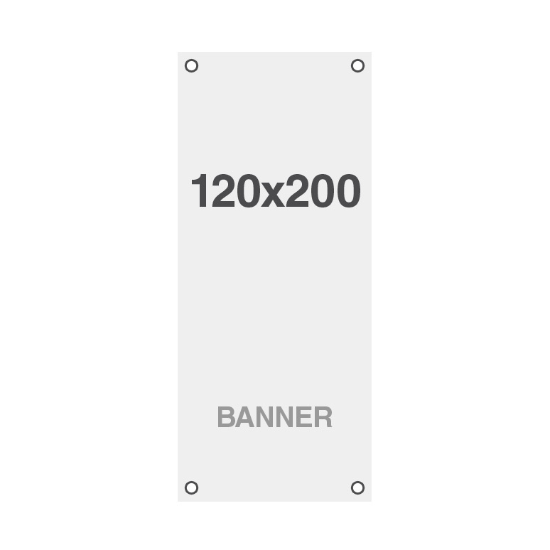 Standard Mehrschicht Material Banner Grommet 220 g/m² 120 x 200 cm