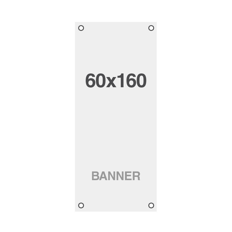 Standard Mehrschicht Material Banner Grommet 220 g/m² 60 x 160 cm