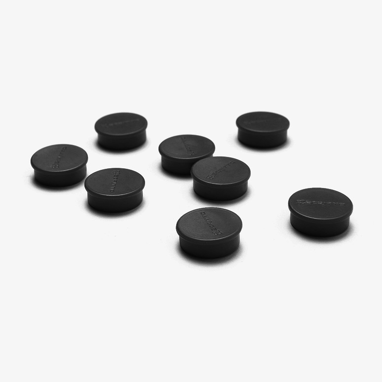 Scritto® Weissboard Magnetset 2 cm Schwarze
