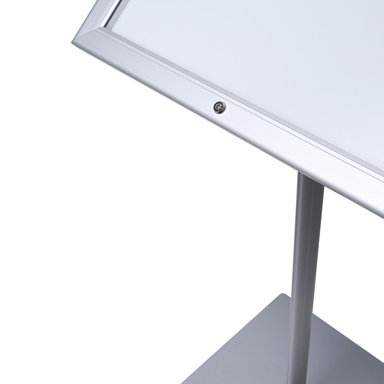Lockable Menu Stand Logo / LED | Showdowndisplays.eu