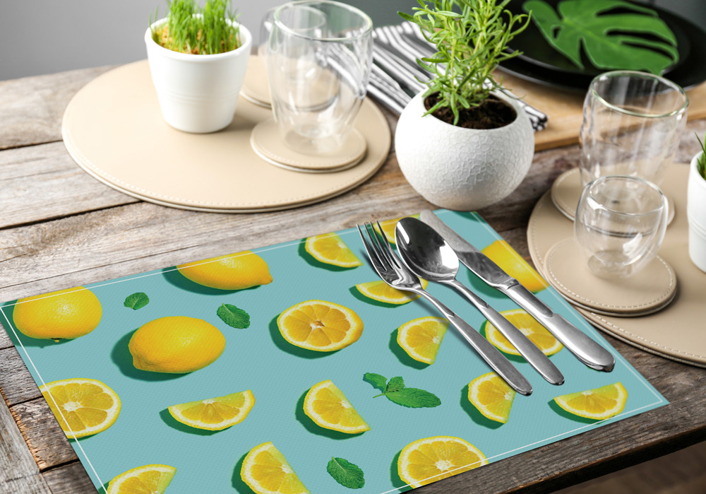 Placemat Lemons Showdowndisplays.eu
