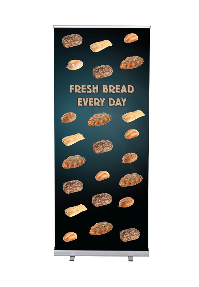 Roll-Banner Budget 85 Komplett-Set Brot Englisch