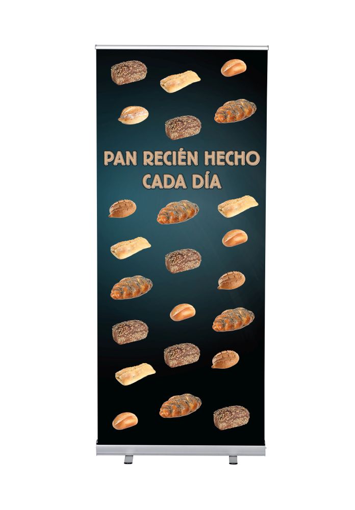 Roll-Banner Budget 85 Komplett-Set Brot Spanisch