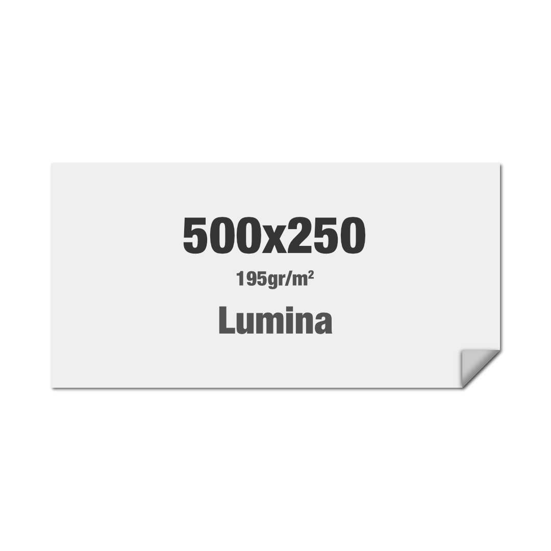 Spannstoff-Rahmen Lumina Print Mit Silikon-Keder (SEG) 190g/m2 Sublimationsdruck 500 x 250 cm