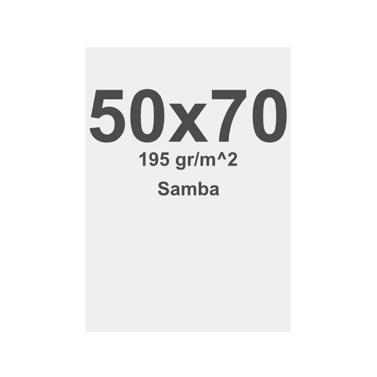 Spannstoff-Rahmen Samba Print Mit Silikon-Keder (SEG) 195 g/m² Sublimationsdruck 500 x 700 mm
