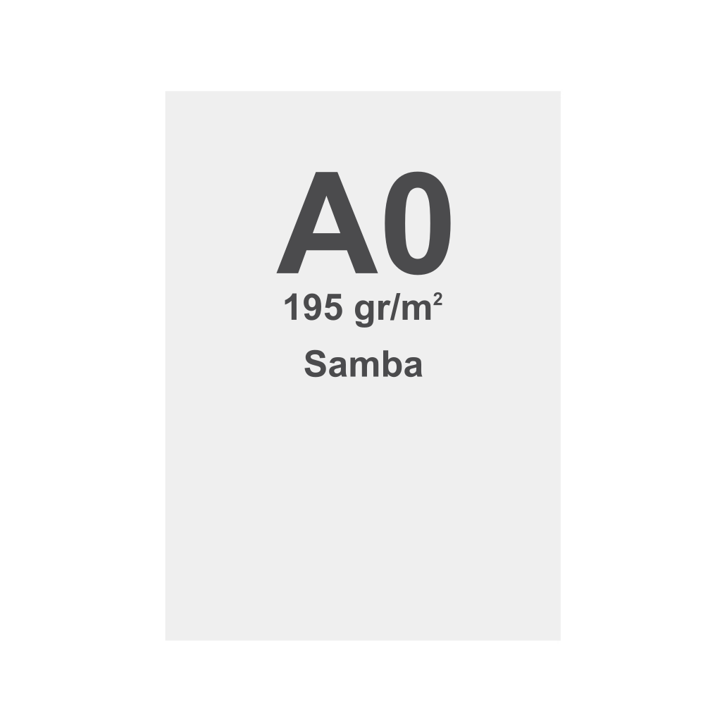 Spannstoff-Rahmen Samba Print Mit Silikon-Keder (SEG) 195 g/m² Sublimationsdruck A0