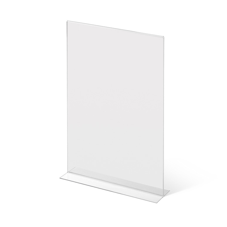 Prospektaufsteller Acryl T-Form A3 Hochformat