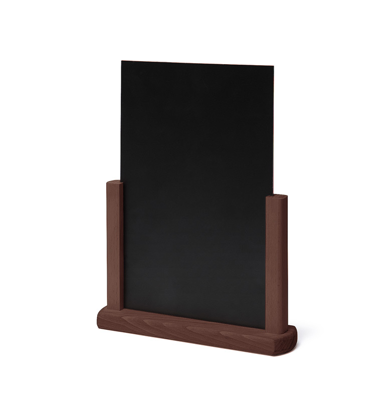 Natura Tisch Kreidetafel A4 Dunkelbraun