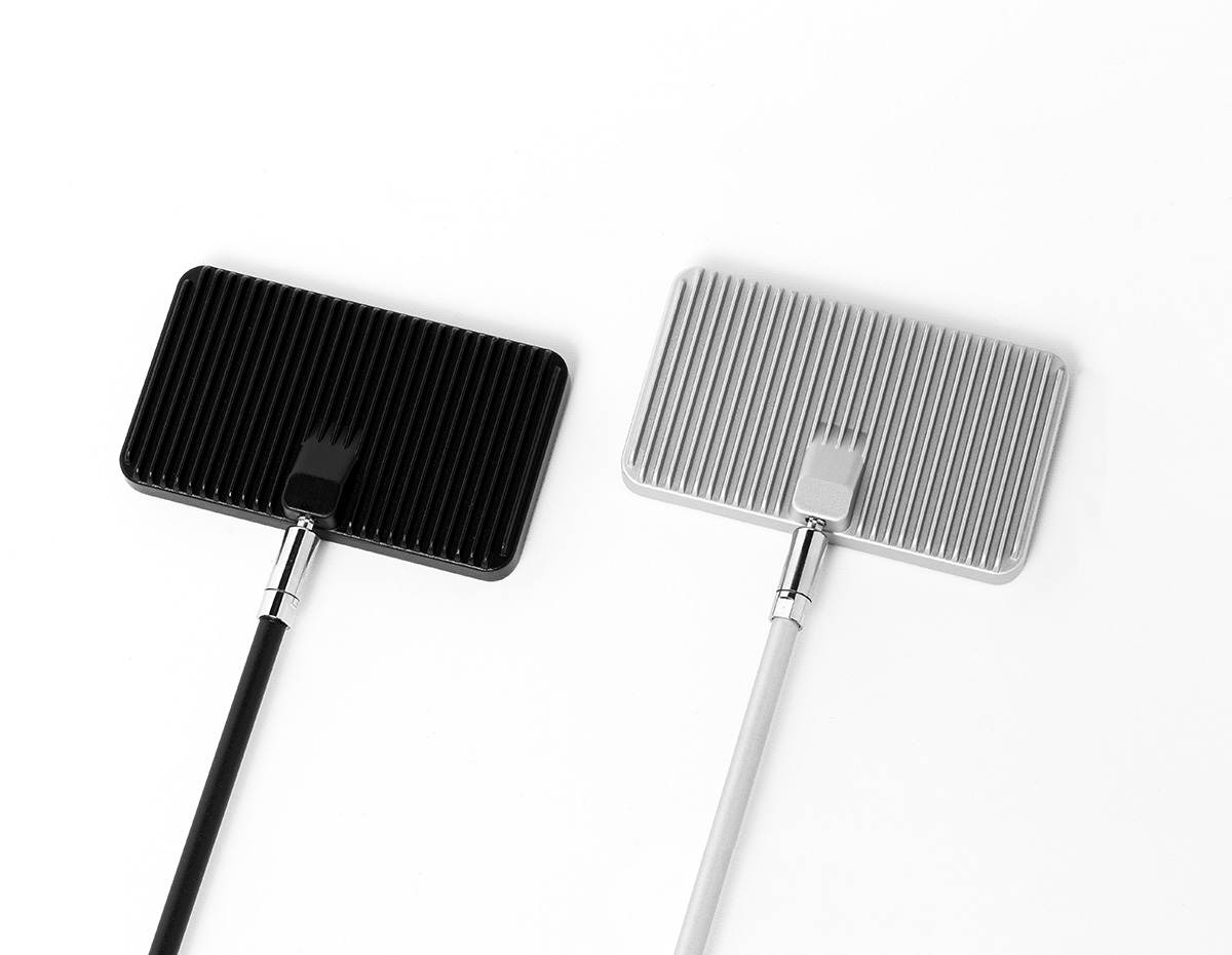 Wall LED 116 Black Power Plug Backside | Showdowndisplays.eu